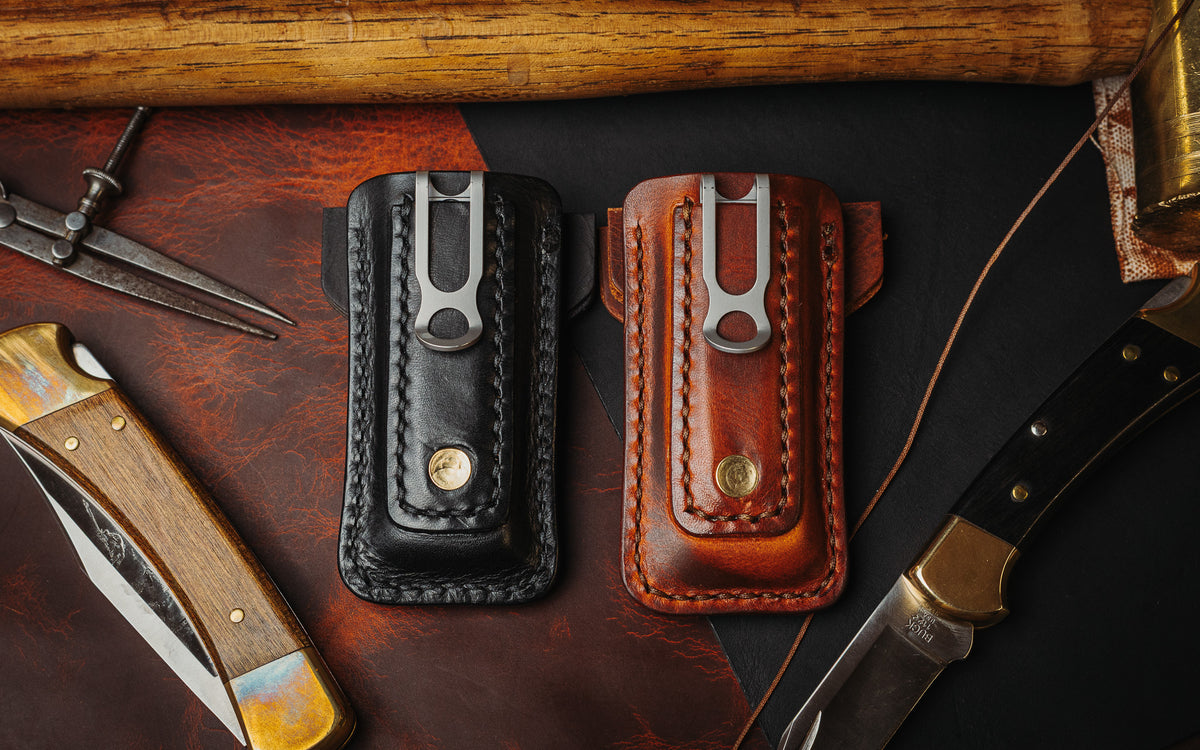 Italian Leather Buck 112 Pocket Sheath